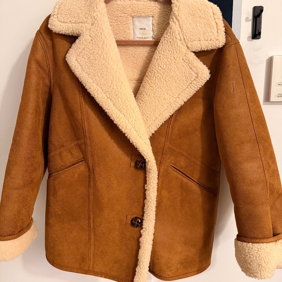 Mango Suede/Sherpa Coat (Faux) - Picture 5 of 5